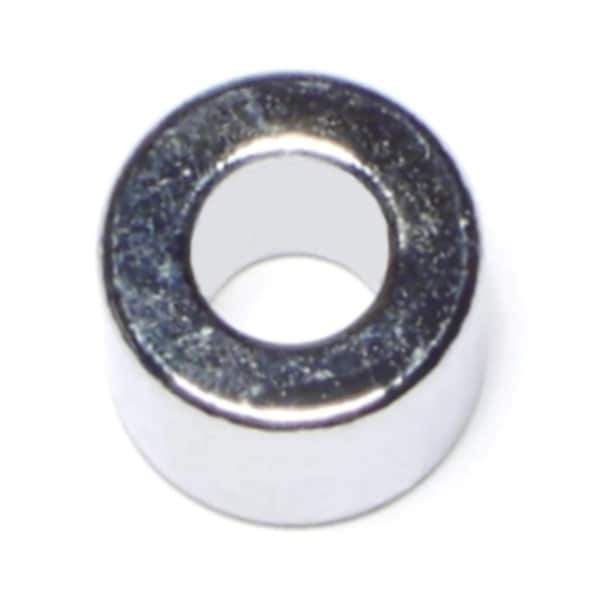 Midwest Fastener Round Spacer, Chrome Steel, 1/2 in Overall Lg, 5/16 in Inside Dia, 5 PK 74252 - main
